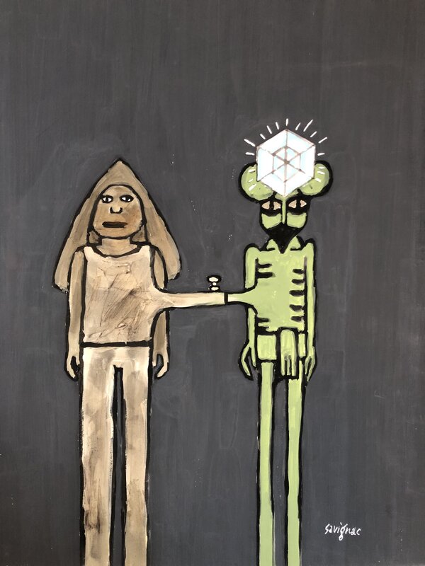 Diamant... par Raymond Savignac - Illustration originale