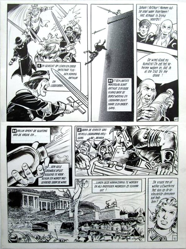 Karel Biddeloo, Rode Ridder 157 - Avalon - Comic Strip