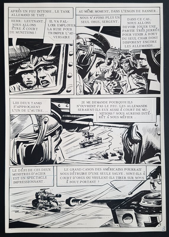 DC Thompson, Yves Catteloin, Le seul survivant, Cat Madden, planche remontée Artima - Comic Strip