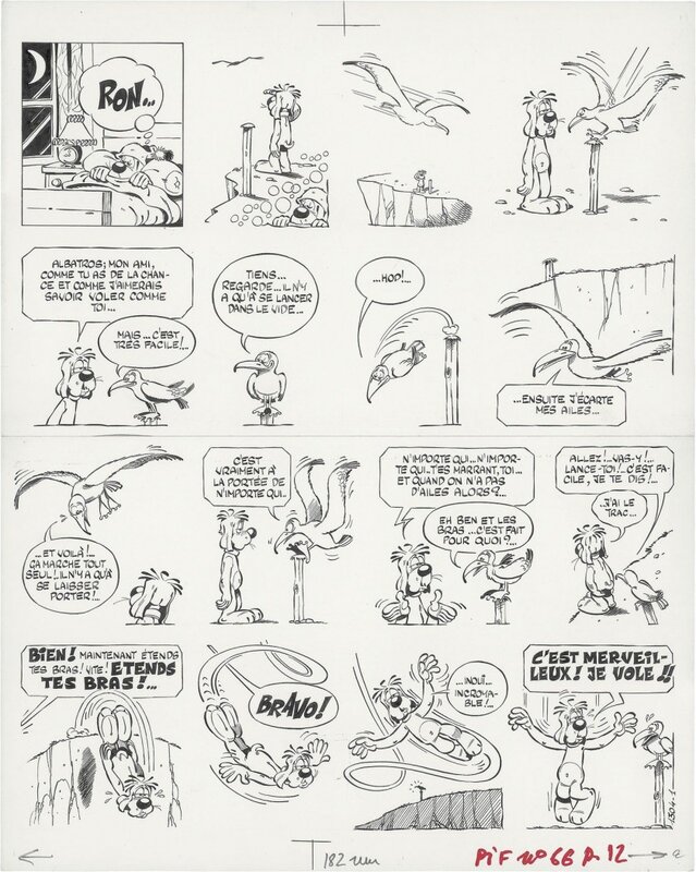 Gotlib, Henri Dufranne, Gai luron et l'albatros - Comic Strip