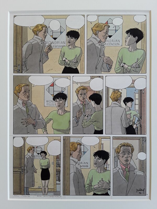 Le cahier bleu by André Juillard - Comic Strip