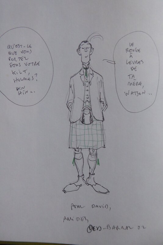 Sherlock holmes par Nicolas Barral - Dédicace