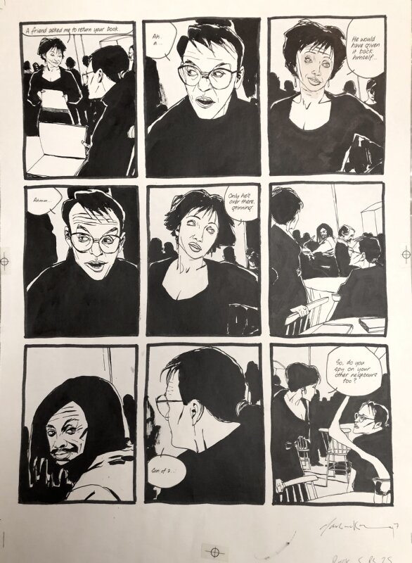 Cages Book 5 Page 25 - Dave McKean - Planche originale