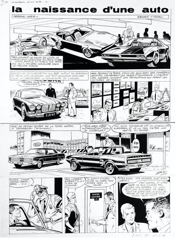Christian Denayer, La naissance d´une auto • avec la présence de Jean Graton - Comic Strip