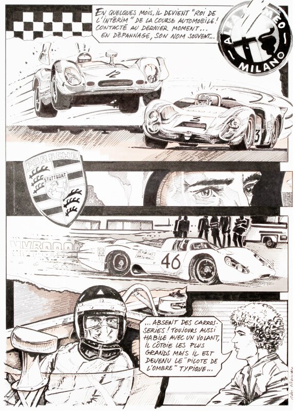Christophe Dépinay, Le pilote de l'ombre-Bruce Coventry - Comic Strip