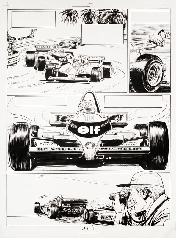 Formula 1 par Angelo Di Marco - Planche originale