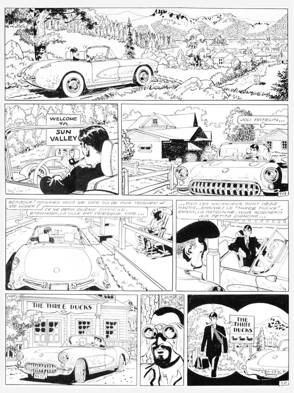 Arthur Piroton, Jess Long SILICIUM VALLEY p01 • Corvette - Planche originale