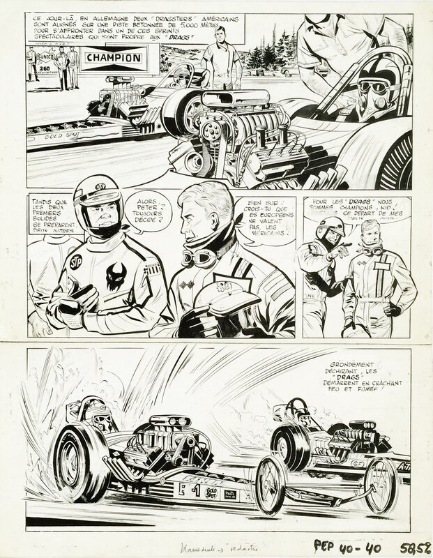 Dragster by Albert Weinberg - Comic Strip