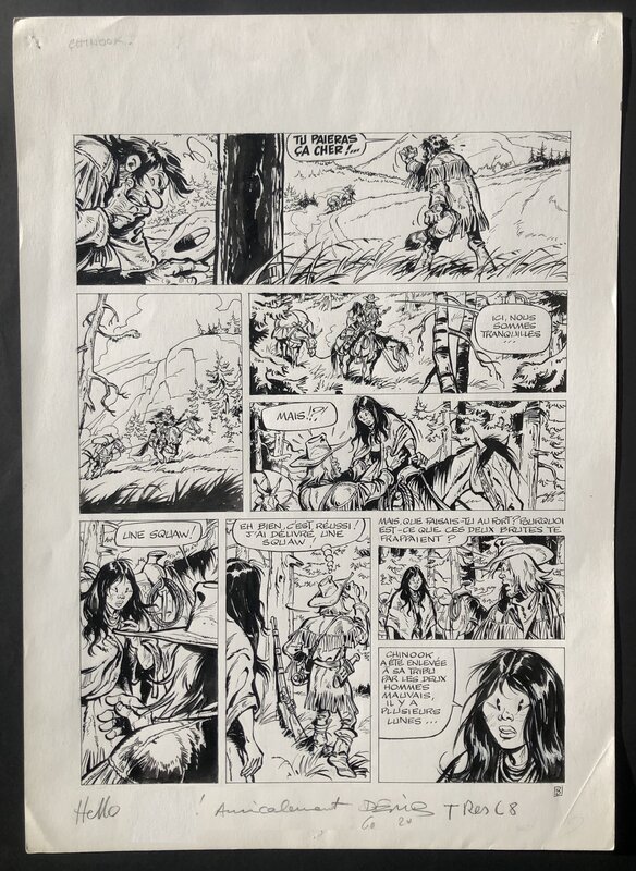 Derib, Buddy Longway - Tome 1 - Chinook - planche 8 - Comic Strip