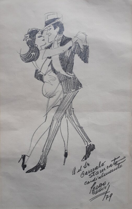 Tango par Pedro Seguí - Illustration originale