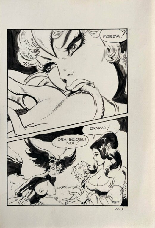 Biancaneve N° 13-3 par Leone Frollo - Planche originale