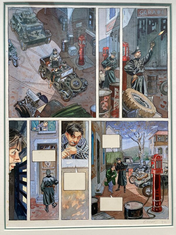 Jean-Pierre Gibrat, Le Sursis tome 1 planche 37 - Comic Strip