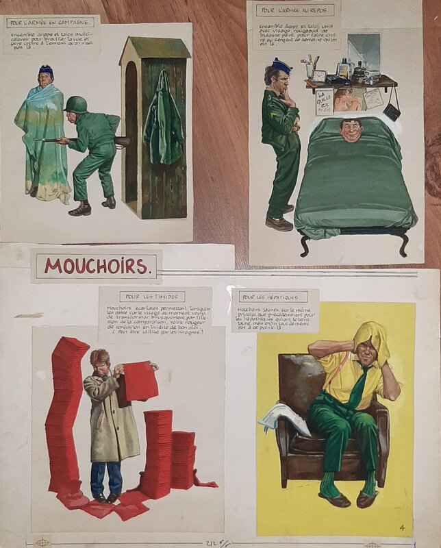 Peter Glay, Jean marie Pelaprat, Exposition de blanc personnalisé - Planche originale