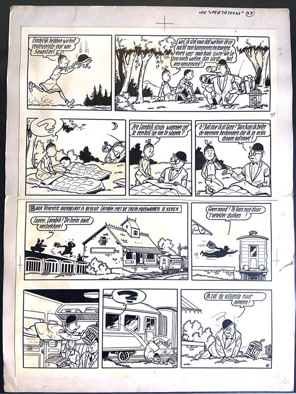 Willy Vandersteen, Suske en Wiske 3: De Sprietatoom - Comic Strip
