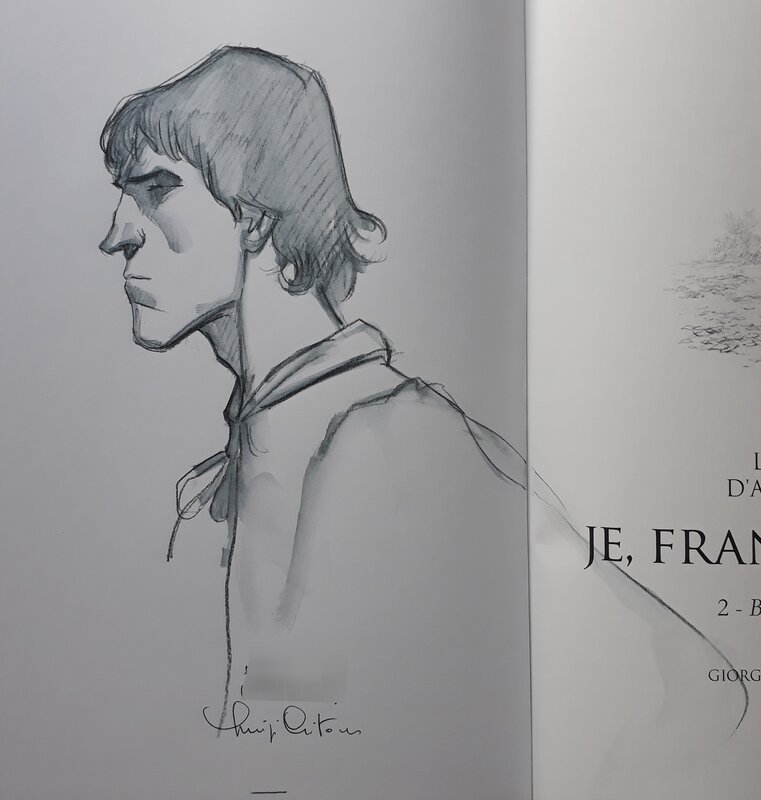François Villon by Luigi Critone - Sketch
