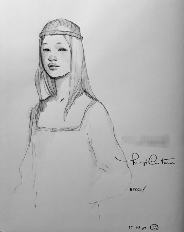 Isabelle de Bruyère by Luigi Critone - Sketch
