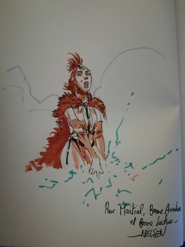 Dédicace Peter Nielsen - Sketch