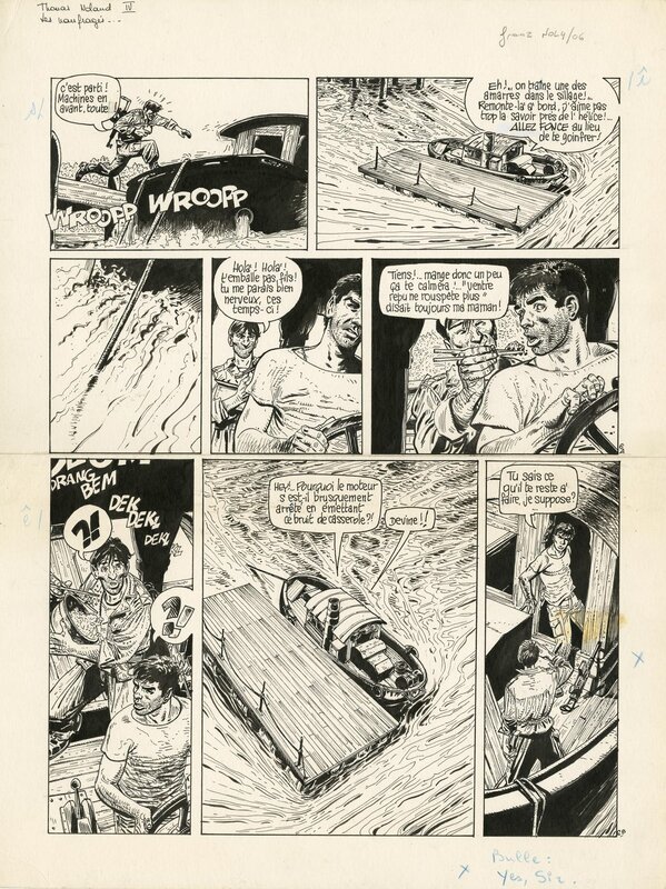 Franz, Thomas Noland – Les naufragés de la jungle, Tome 4 – Planche 6 - Comic Strip