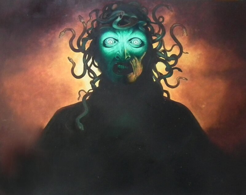 Les Edwards, Clash of the Titans : Medusa - Original Illustration
