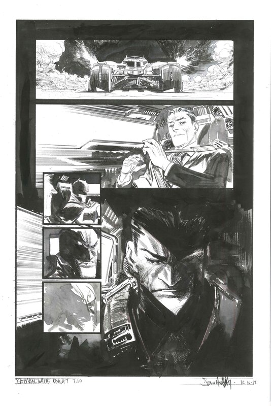 Sean Murphy, Matt Hollingsworth, Batman - White Knight - Planche originale