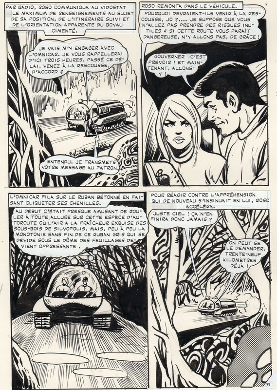 Raid sur Delta par Jose Espinosa - Planche originale