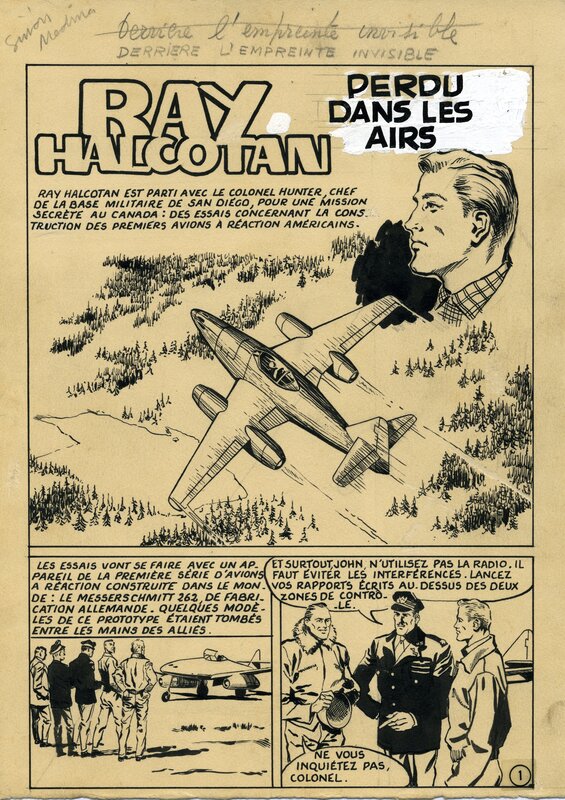 Ray Halcotan par Juan Abellàn - Planche originale