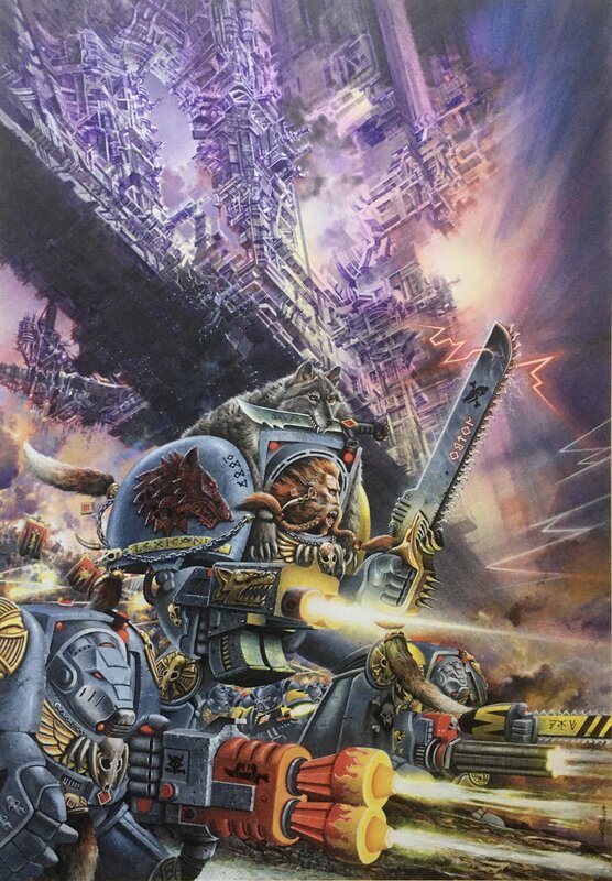 Geoff Taylor, Warhammer 40k : Space Wolves - Illustration originale