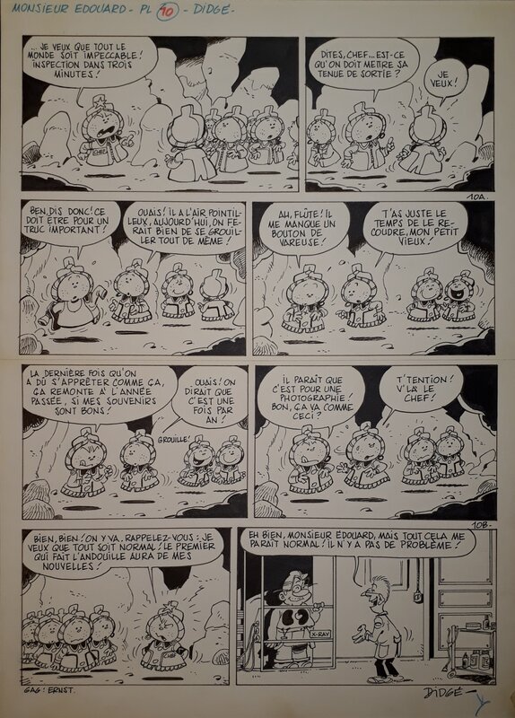 Monsieur Edouard by Didgé, Serge Ernst - Comic Strip