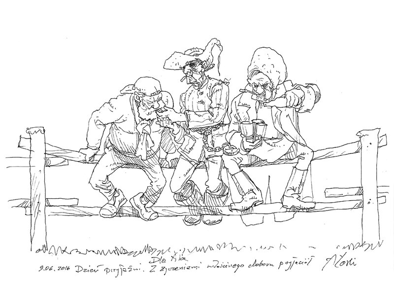 Jakub Wędrowycz par Andrzej Łaski, Andrzej Pilipiuk - Planche originale