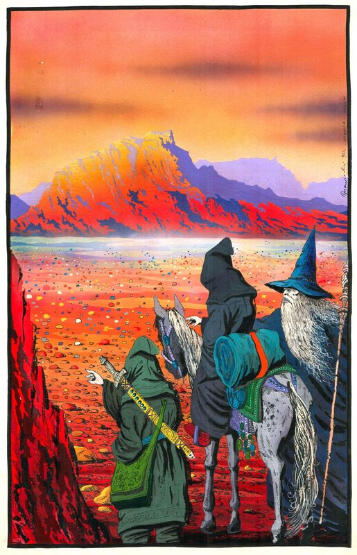 Piotr Drzewiecki, Lord of the Rings - Gandalf - Illustration originale