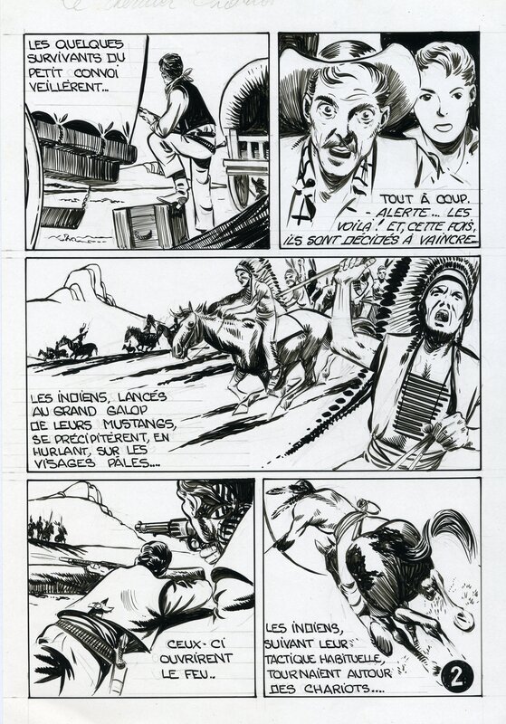 Le Dernier Chariot by Claude-Henri Juillard - Comic Strip