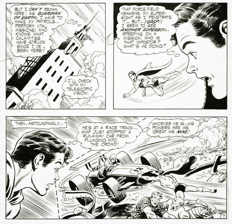Superboy #179  p7 par Murphy Anderson, Bob Brown - Planche originale