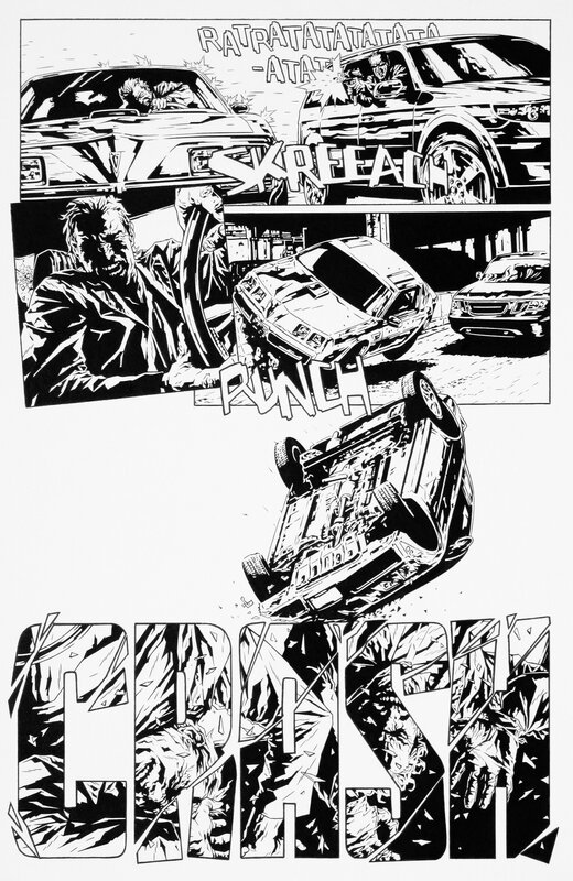 Joker par Lee Bermejo - Planche originale