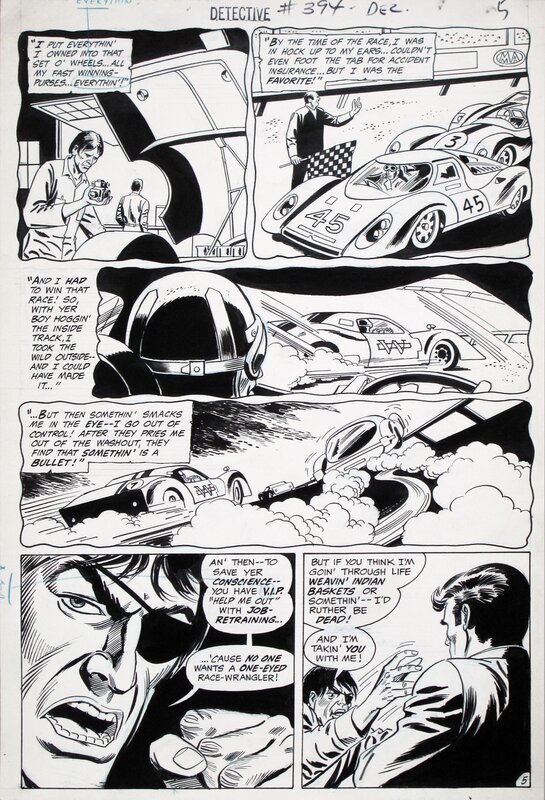 Bob Brown, Batman Detektive #394 - Comic Strip