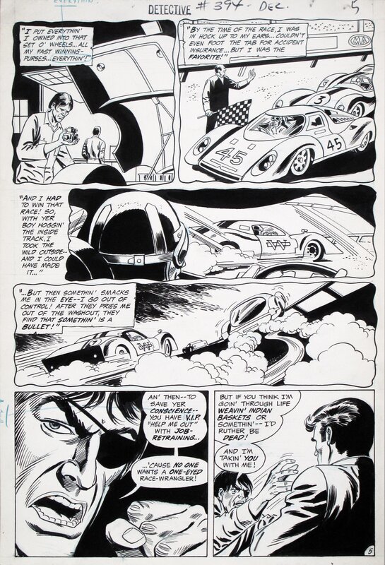 Bob Brown, Batman Detektive #394 - Planche originale