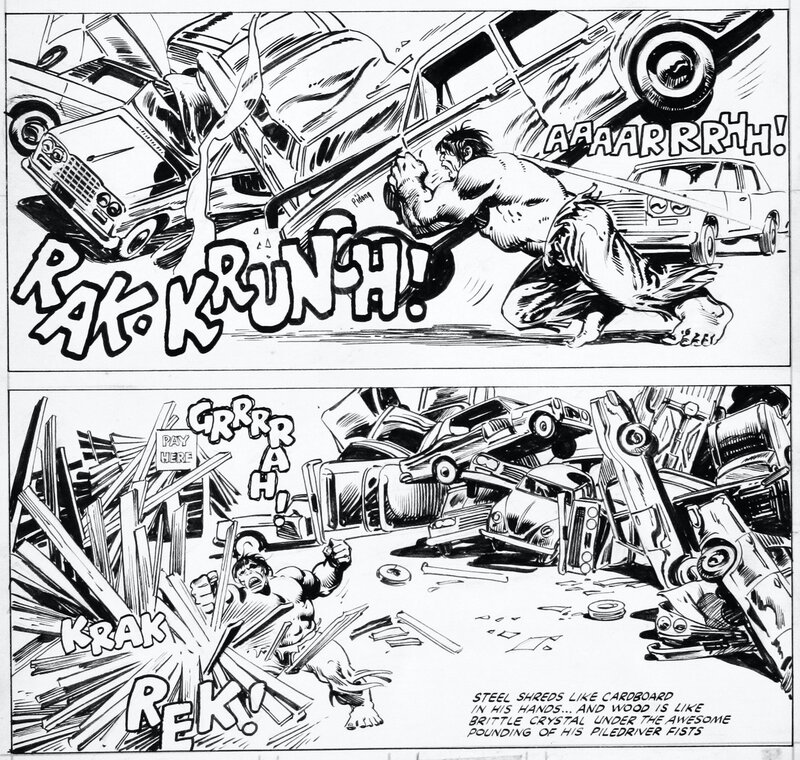 Hulk #23 p23 by John Buscema - Comic Strip