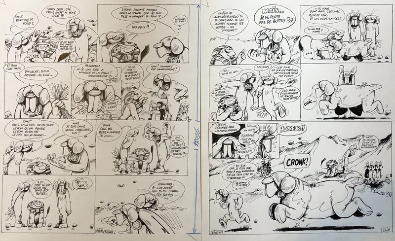 F'murrr, Génie des Alpages T2 Pl 26A et 26B - Comic Strip