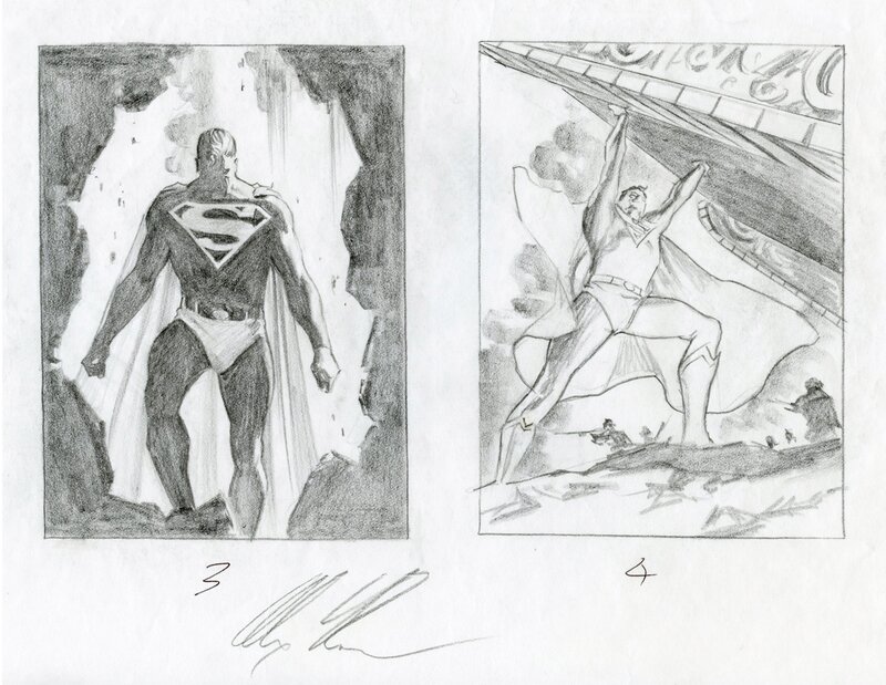 Superman by Alex Ross - Original art