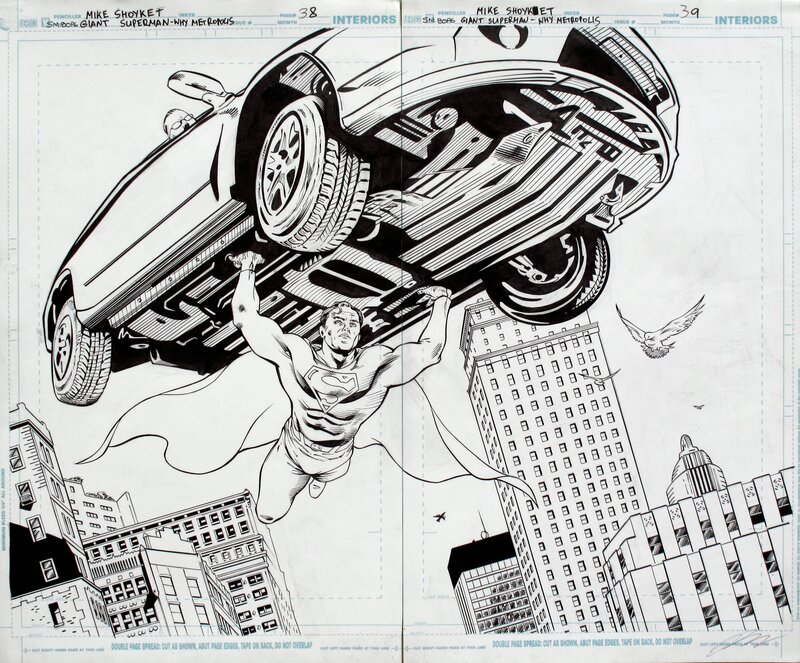 Mike Shoyket, Superman - Why Metropolis - Planche originale