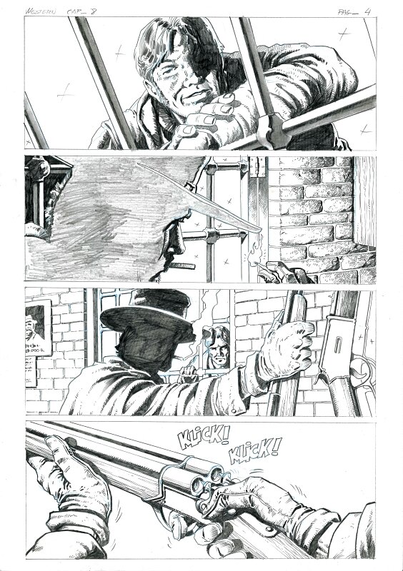 Esteve Polls, The Good, The Bad and the Ugly #8 page 4 - Planche originale