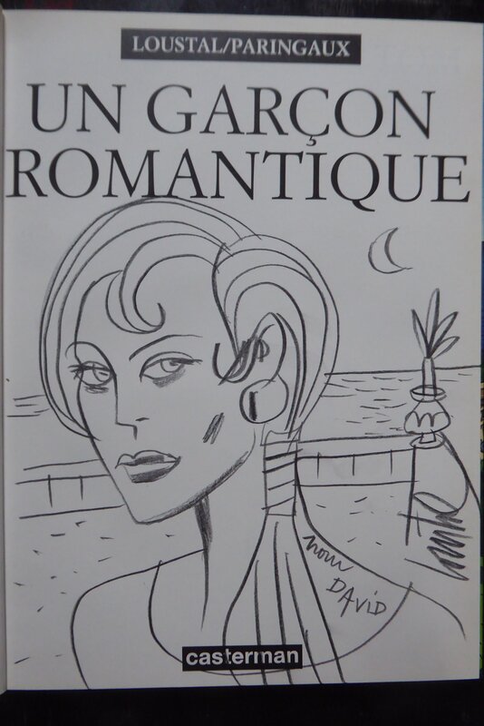 Loustal, Un garcon romantique - Sketch