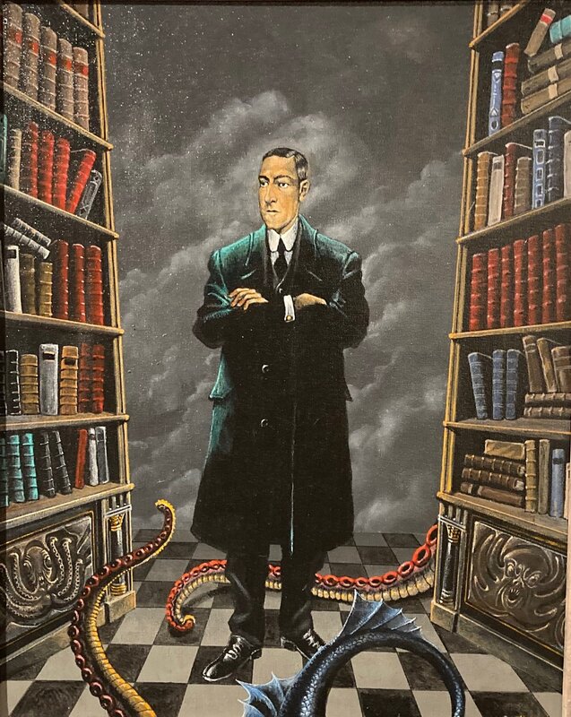 H. P. Lovecraft by Jean-Michel Nicollet - Original Illustration