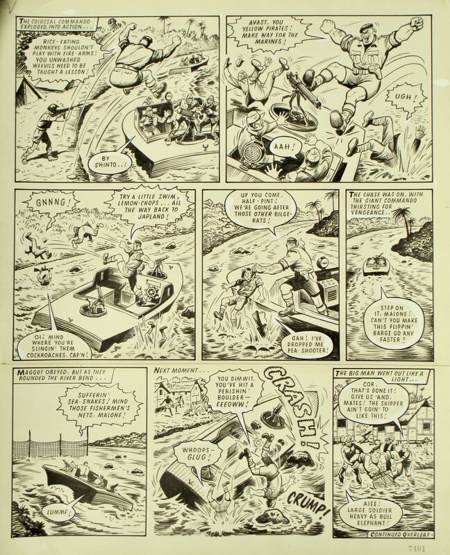 Captain Hurricane par Charles Roylance - Planche originale