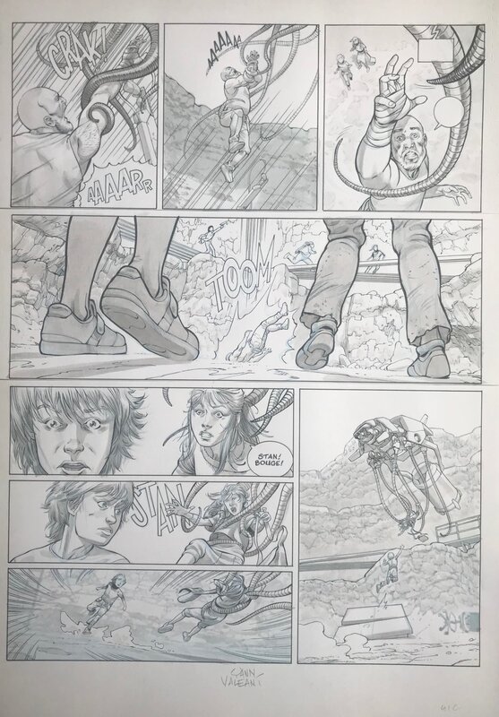 Yann Valeani, Rock et Stone tome 1 pl 41 - Planche originale