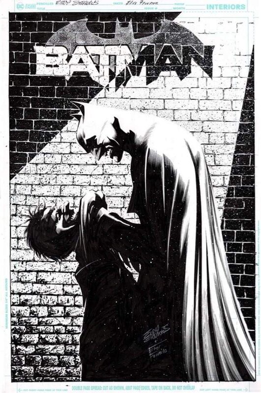 Eddy Barrows, Eber Feirreira, Batman & Joker Cover Commission - Illustration originale