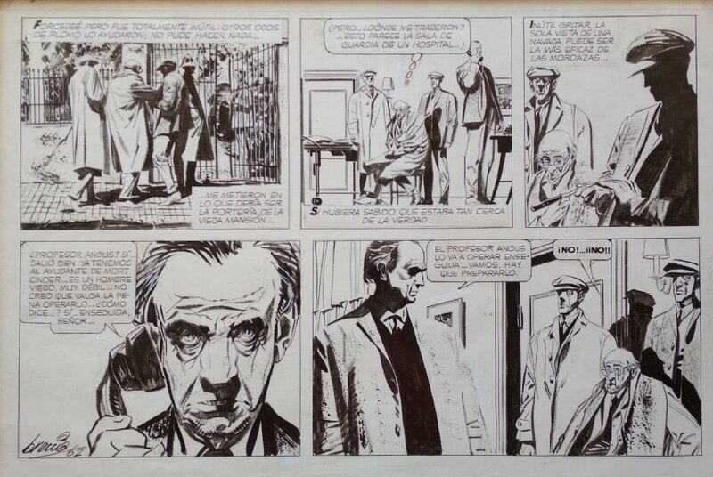 Alberto Breccia, Mort CINDER Los ojos de plomo Pg.35 - Comic Strip