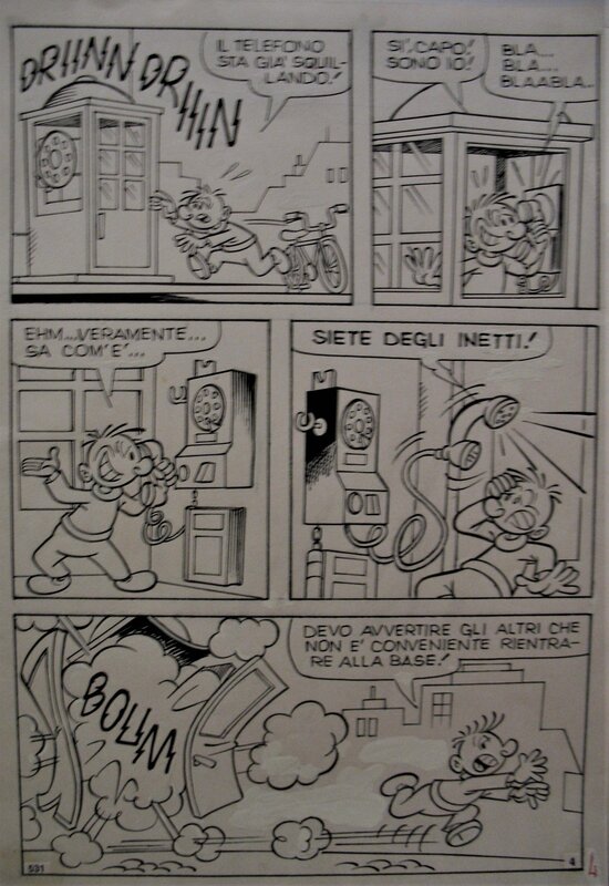 Sandro Dossi, Popeye N° 531, planche 4 - Comic Strip