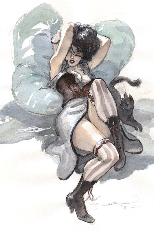 Mathilde by Yannick Corboz - Original Illustration