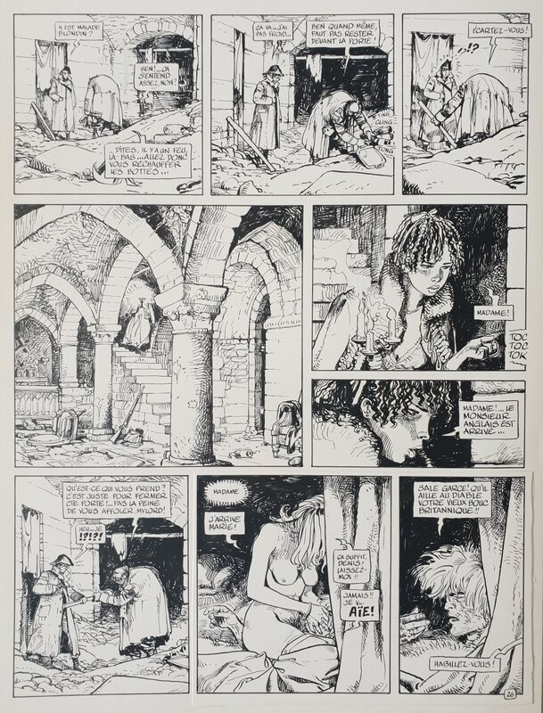 Michel Faure, Planche originale Les fils de l'aigle T5 p26 - Comic Strip