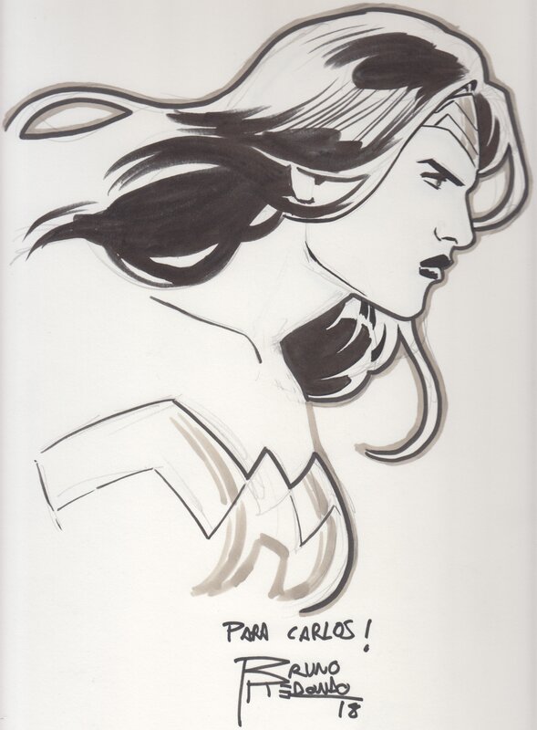 Wonder Woman by Bruno Redondo Fernandez - Sketch